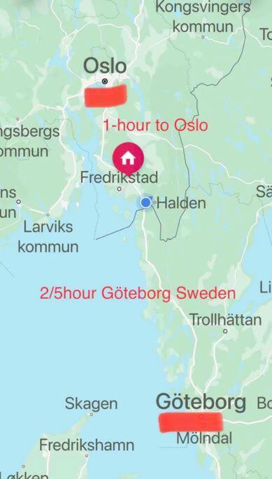 Nyoppusset Og Romslig Med 6 Soveplasser I Et Familievennlig Omrade * Sarpsborg